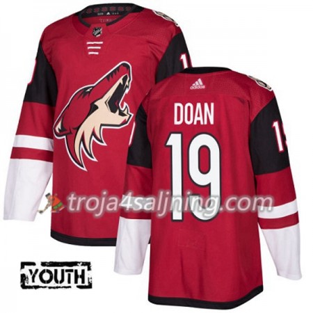 Arizona Coyotes tröja Shane Doan 19 Adidas 2017-2018 Vinröd Authentic - NHL Tröjor Barn